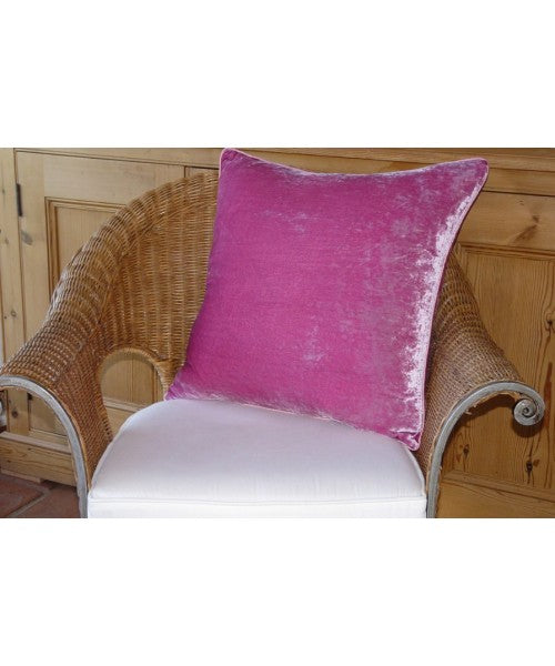 Cushion Silk Velvet Rose