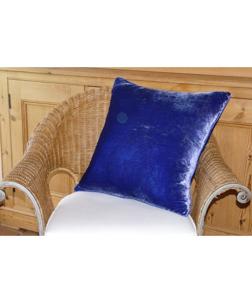 Cushion Silk Velvet Sapphire